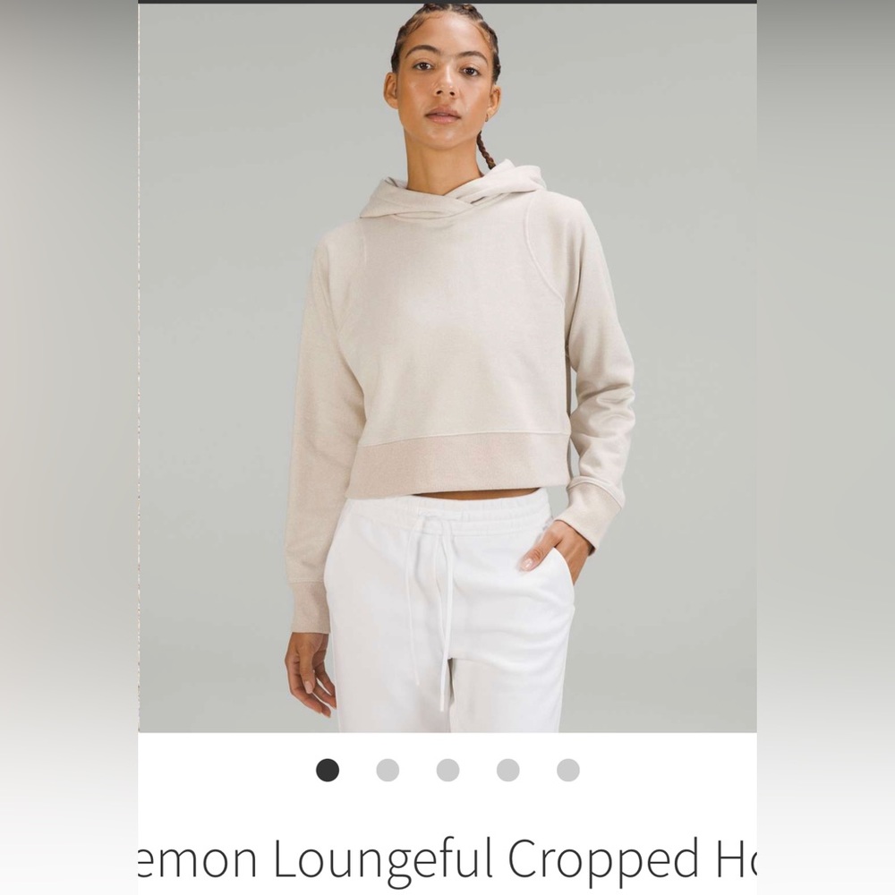Lululemon Loungeful Cropped Hoodie